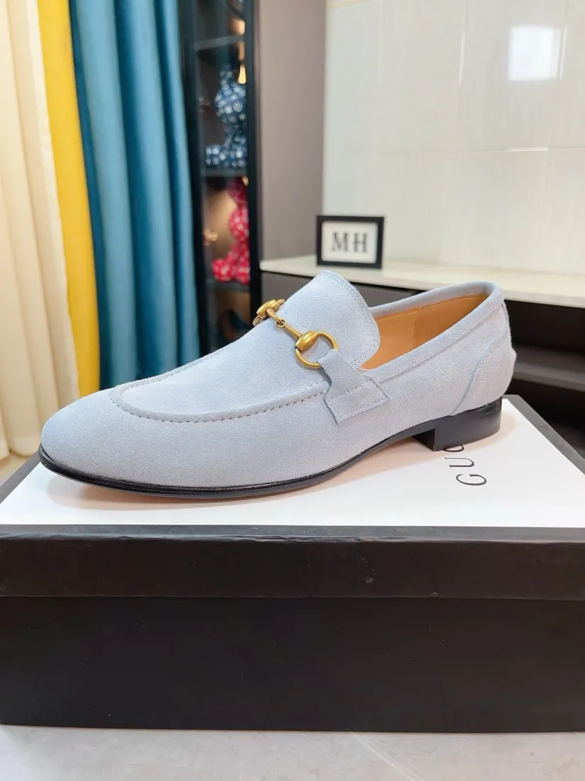 Men's shoes 💰500🌹🌹【GUCCI】The most popular classic Gucci leather shoes. Synchronized with the official website, the upper is made of Italian first-layer cowhide ➕cowhide lining, with unique brand and unique craftsmanship. Highlighting the hot style of the new year. Stop hesitating, stop wandering, get it now. Number: 38--44